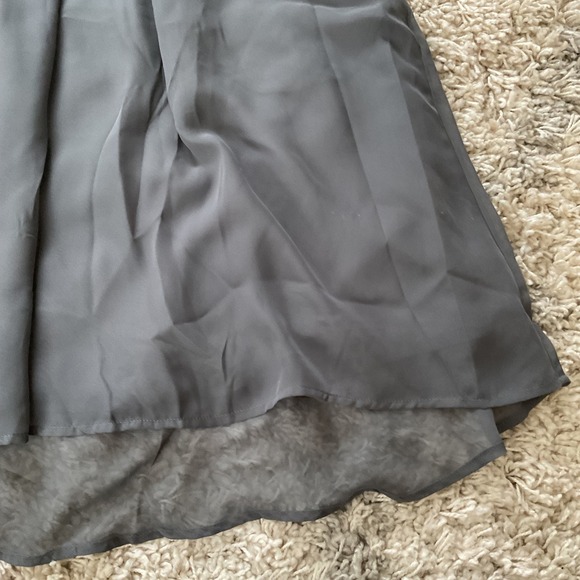 TEVOLIO Grey Halter Neck Pleated Midi Dress - Picture 5 of 11